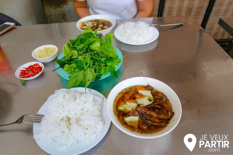 Bun Cha spécialité culinaire Vietnam