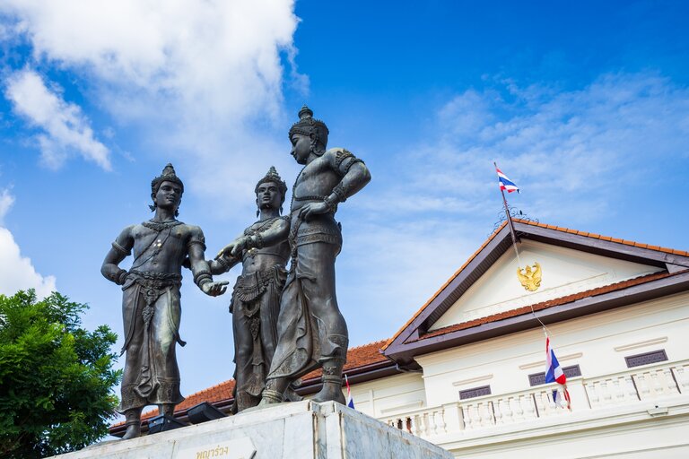 monument des Trois Rois Chiang Mai