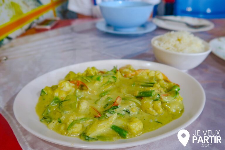 curry vert cuisine thaï