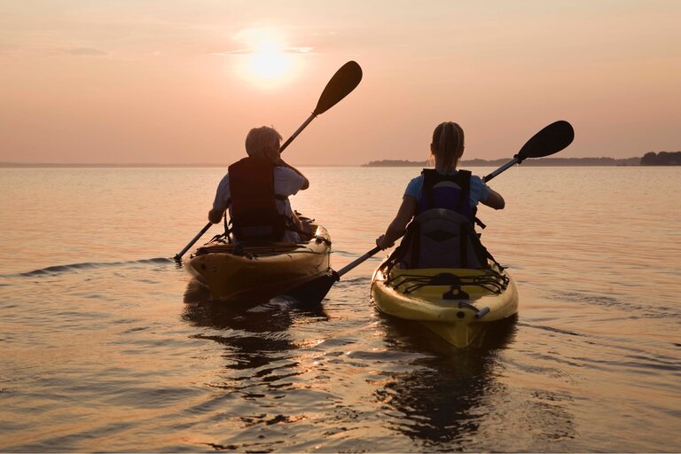 Kayak sur la rivière