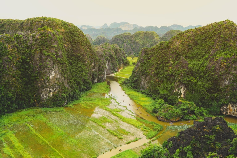 rizières de Tam Coc, Nord Vietnam