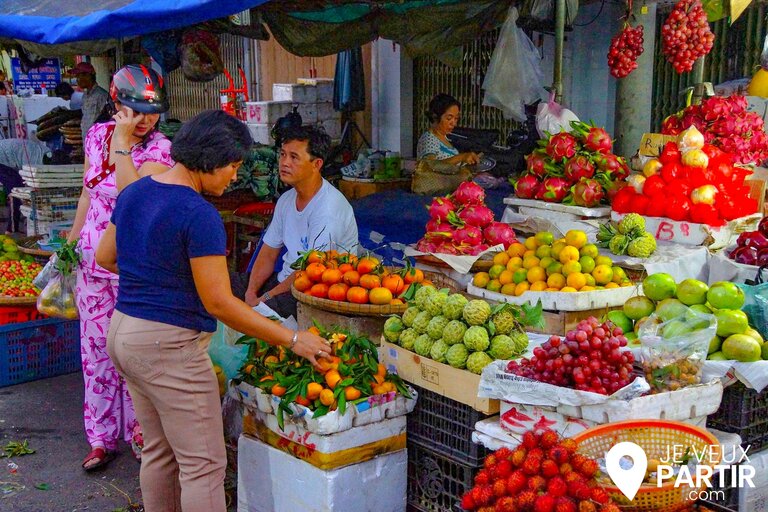 marché traditionnel de Chau Doc