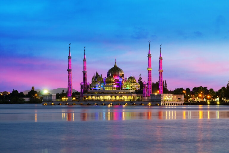 Mosquée de cristal, Kuala Terengganu Malaisie